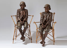 Goldscheider-At-the-Photgrapher-Life-Size-Figures